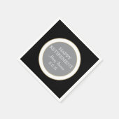 ハッパーソナライズされたプ退職紙ナプキン スタンダードカクテルナプキン (角)