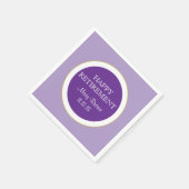 ハッパーソナライズされたプ退職紙ナプキン スタンダードカクテルナプキン (角)