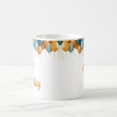 ハッパーソナライズされたプ25th誕生日コーヒーマグ コーヒーマグカップ (中央)