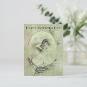 ハッビクトリアントヴェルディグリスグリーンの女性 ポストカード (スタンド正面)