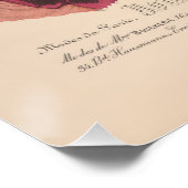 ハッビクトリアント収集フランスのファッションプレート ポスター (コーナー)