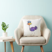 ハッピお洒落ーパープルオストリッヒ クッション (椅子)