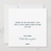 ハッピィオスターア・スプリングバニー&ビューティフルネスト シーズンカード (裏面)