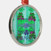 ハッピィセントパトリックデー ハクナマタタ アートプリント メタルオーナメント (右)