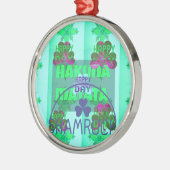 ハッピィセントパトリックデー ハクナマタタ アートプリント メタルオーナメント (左)