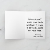 ハッピィ行政専門職の日黄色の看板 カード (内部)