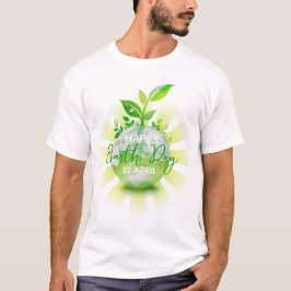 ハッピイアースデイ2026 惑星を救おう Tシャツ