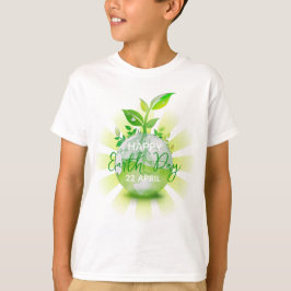 ハッピイアースデイ2026 惑星を救おう Tシャツ