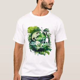 ハッピイアースデー2026 祝賀 Tシャツ