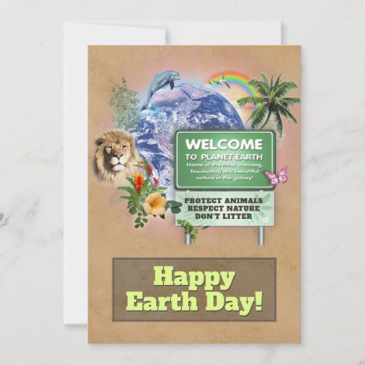 ハッピイアースデー シーズンカード (正面)