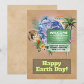 ハッピイアースデー シーズンカード (正面/裏面)