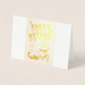 ハッピイイースター 箔カード (正面)