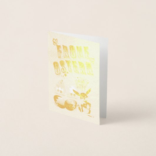 ハッピイイースター 箔カード (正面)