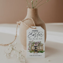 ハッピイースター | かわいい子犬うさぎ ギフトタグ