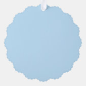 ハッピイースター ブルー パーソナライズ フォト デコレーション オーナメントカード (裏面)