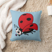 ハッピウイングレディバグ クッション (ブランケット)