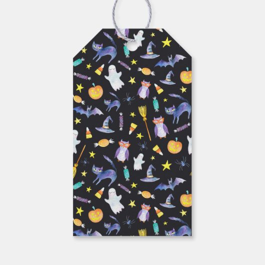 ハッピエストハロウィーンフォトトリートラベル ギフトタグ (裏面)