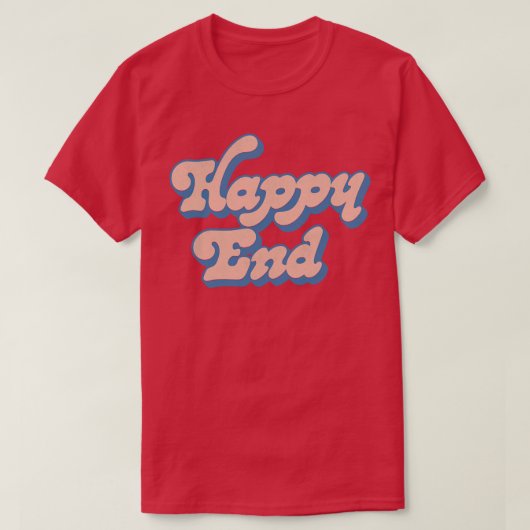 ハッピエンド Tシャツ (デザイン正面)