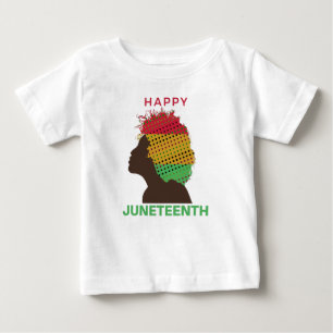 ハッピカラフルージュネース、黒の歴史の月 ベビーTシャツ