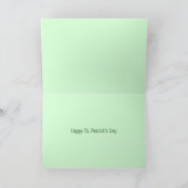 ハッピセントパトリックデーピットブル犬 シーズンカード (内部)