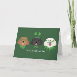 ハッピセントパトリックデー マルチプー犬 シーズンカード