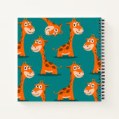 ハッピパーソナライズされたーキリンベビーブック ノートブック (裏面)