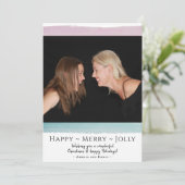 ハッピメリーすてきー水モダン色写真 シーズンカード (スタンド正面)