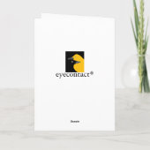 ハッピメリーーな鶏のクリスマスツリーカード シーズンカード (裏面)