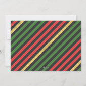 ハッピモダンークワンザツーフォトホリデーカー シーズンカード (裏面)