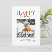 ハッピモダンーホリデミニマルーズスクリプトキッズ写真 シーズンカード (スタンド正面)