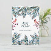 ハッピモダンーホリデ素朴イズパイン企業のロゴ シーズンカード (スタンド正面)