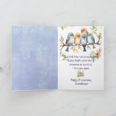 ハッピンおもしろいグアニバーサリースウィートカワイトローバードズ カード (内部)