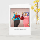 ハッピンおもしろいグアニバーサリーユーモアあいさつカード カード (黄色い花)