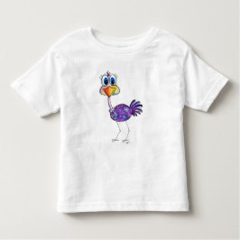 ハッピンお洒落パープルダリッチ トドラーTシャツ