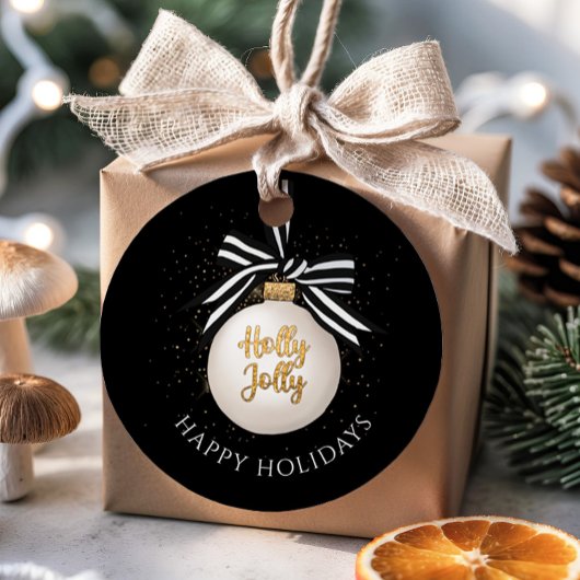 ハッピンエレガントグホリデーズクリスマスボーブル フェイバータグ