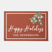 ハッピンカスタマイズグ・ホリディーズ ドアマット (正面)