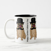 ハッピンカッコいいグイヌファーザーズ・デイ ツートーンマグカップ (左)