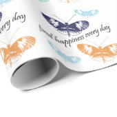 ハッピンス蝶 ラッピングペーパー (ロールコーナー)