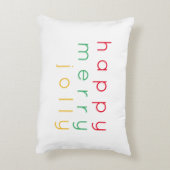 ハッピンメリークすてきまりまくら アクセントクッション (裏面(縦))