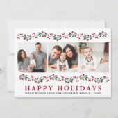 ハッピンモダングホリデーズグリーナリーベリー3写真 シーズンカード (正面)