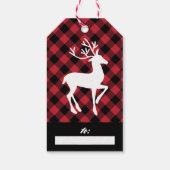 ハッピンモダングホリデーズトナディアレッドバッファロープレイド ギフトタグ (裏面)