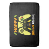 ハッピン感謝していグおもしろい バスマット (正面縦)