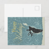 ハッピン素朴グホリデーズトナディアクリスマスカード シーズンポストカード (正面/裏面)