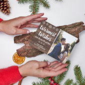 ハッピン結婚したグホリデーズメリークリスマスフォト シーズンカード