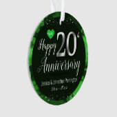 ハッピン結婚グ20周年 オーナメント (正面)