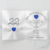 ハッピン結婚グ22周年記念カード カード (内部)