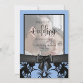 ハッピン結婚グ25周年記念伝統的写真 招待状 (正面)