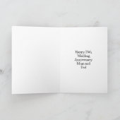 ハッピン結婚グ25周年 カード (内部)