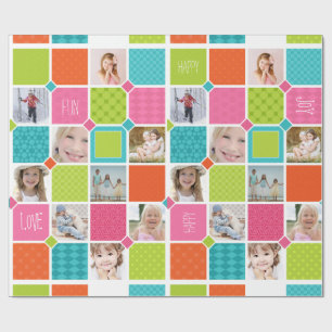 ハッピーおもしろいフォトラッピング紙 ラッピングペーパー