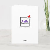 ハッピーおもしろいホリデーズサウスウエストサグアーロカクタス シーズンカード (裏面)